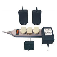 ヤザワコーポレーション L型プラグアダプター(横) 白 Y02SA01W 1個