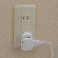 オーム電機 マイクロタップ 2個口 HS-A1414W 1個