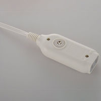 オーム電機 磁石付タップ 3個口 2m HS-T1274W（直送品）