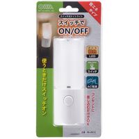 オーム電機 LEDナイトライト スイッチ式 オレンジLED NIT-ALA6PCL-WL 1個