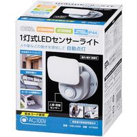 オーム電機 LEDセンサーライト 人感・明暗 コンセント式 1灯 OHM OSE-LS400 1個