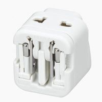 ヤザワコーポレーション 海外用電源プラグ マルチタイプ HPM5SWH 1個