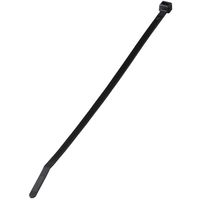 オーム電機 結束バンド 幅広ロックタイ 250mm 耐候 黒 WLT-250W50BK 1個(50本)