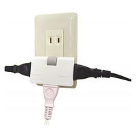 ヤザワコーポレーション 耐トラ付コーナータップ 3個口 白 Y02C300WH 1個