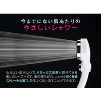 カクダイ ガオナ シャワーヘッドとホースのセット 節水 ストップ付き スムーズアダプター360°回転 ホワイト GA-FH034 1個