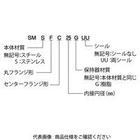 日本ベアリング スライドブッシュ SMFC形(ダブル・センター丸フランジ形) SMSFC30 1個（直送品）