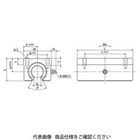 日本ベアリング スライドブッシュ SME形(開放形) SME20GWUU 1個（直送品）