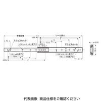 スガツネ工業 オールステンレス鋼製スライドレール SNS35S SNS35Sー35 1セット(2個)（直送品）