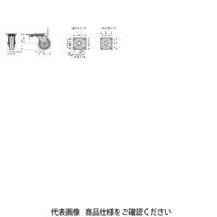スガツネ工業 重量用キャスター400シリーズ(自在車4ポジション旋回ロック) SUGー31ー403FーPSE 1個（直送品）