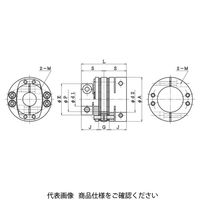酒井製作所 精密バネ軸継手 TCD・TCSシリーズ(大軸径) TCDー65Bー15×28 TCD-65B-15-28 1個（直送品）