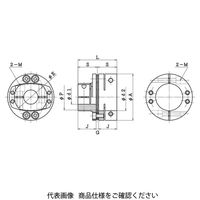 酒井製作所 精密バネ軸継手 TCD・TCSシリーズ(大軸径) TCSー100Bー24×45 TCS-100B-24-45 1個（直送品）
