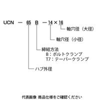酒井製作所 精密補正軸継手 UCNシリーズ UCNー80T7ー22×35 UCN-80T7-22-35 1個（直送品）