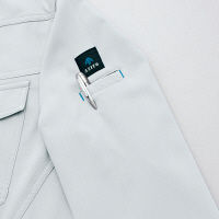 アイトス HERO’S UNIFORM 長袖ブルゾン チャコール SS 2901-014-SS（直送品）