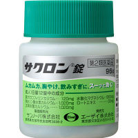 サクロン錠 96錠 エーザイ　胃薬 ムカムカ 胸焼け 飲み過ぎ【第2類医薬品】