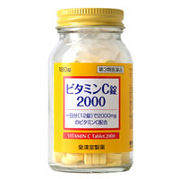 ビタミンC錠2000「クニキチ」 180錠 皇漢堂製薬　ビタミンC・B2 しみ そばかす 日焼け・かぶれによる色素沈着【第3類医薬品】