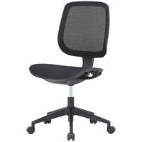 【車上渡し】SEKI Breezeチェア（ブリーズチェア） オールメッシュタイプ ブラックストライプ 1脚 （357-9825）（直送品）