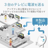 DXアンテナ 屋外用4分配器（全端子通電形） 4DLCS 1個（直送品）