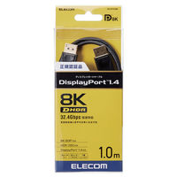 DisplayPort ケーブル 1m ver1.4 8K/60p CAC-DP1410BK エレコム 1個