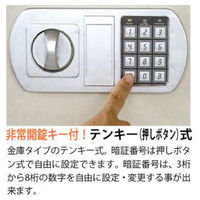 田邊金属工業所 STDテンキー式キーボックス アイボリー STD-80 1台