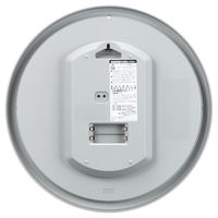 RHYTHM（リズム時計）シチズンスリーウエイブ高感度電波時計853 掛け時計 [スイープ 秒針停止機能] 直径335mm 4MY853-019 1個