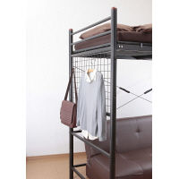 ファミリー・ライフ 高さ調節可能ロフトベッド ホワイトキシミ低減マット使用幅2190×奥行き1000×高さ1870mm 1台（直送品）