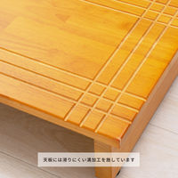 永井興産 NK-1235 木製玄関踏み台120 LBR 1台