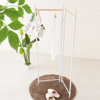 永井興産 フレームハンガーラック（折り畳み） WH NK-531 1台