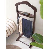 永井興産 木製スーツラック BR（ブラウン）幅450×奥行300×高さ1045mm　NK-914　1台（直送品）