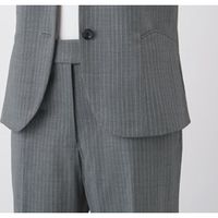 カーシーカシマ フレアストレートパンツ_ネイビーストライプ_11号 EAL715 1着