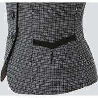 カーシーカシマ ベスト_ブルーチェック_9号 EAV684 1着