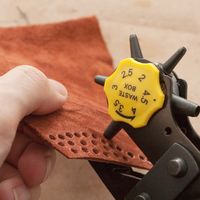 角利産業 ロータリーレザーパンチ RLP-6 1個