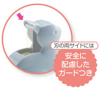 ニチバン セロテープ 小巻 ねこカッター ブルーグレー CT-15NEBG