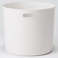 無印良品 やわらかポリエチレンケース 丸型 深 約直径36×高さ32cm 1箱（6個入） 良品計画