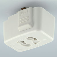 朝日電器 抜け止めコンセント EW-LR01H 1個