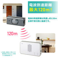 朝日電器 ワイヤレスチャイムセンサーセット EWS-S5033