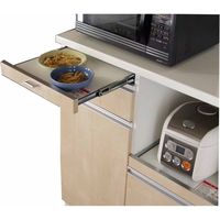 高橋木工所 スマートII 80Sオープン 食器棚 幅803×奥行450×高さ1930mm ホワイト 1台（直送品）