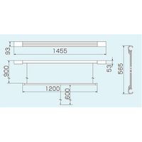 モリテックスチール ダブルポールタイプ MRH-2W-12 1セット（直送品）