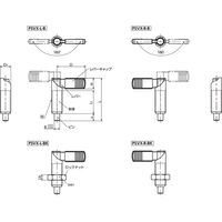 鍋屋バイテック インデックスプランジャ PSVX-10-M20-L-BK（直送品）