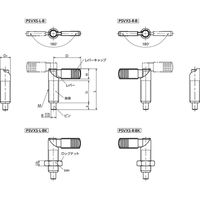 鍋屋バイテック インデックスプランジャ PSVXS-8-M16-R-B（直送品）