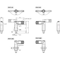 鍋屋バイテック インデックスプランジャ PSVY-8-M16-L-B（直送品）