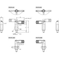 鍋屋バイテック インデックスプランジャ PSVYS-10-M20-L-BK（直送品）