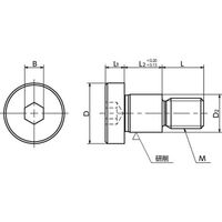 鍋屋バイテック ショルダーボルト SBHM-M12-14-14（直送品）