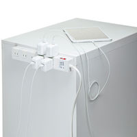 延長コード 電源タップ 5m 2P（ピン） 10個口 マグネット ライトグレー TAP-AS2-5 サンワサプライ 1個（直送品）