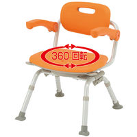 パナソニック エイジフリー シャワーチェア [ユクリア] ミドルSP回転おりたたみN モカブラウン PN-L41221BR 1個 451393