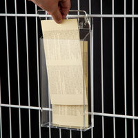 スマイル　アクリルパンフレットケース　A4　三つ折り　2018101807　1セット（6個：1個×6）