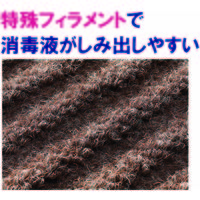 山崎産業 消毒マット セット（#12）ブラウン F-38-12S-BR（直送品）