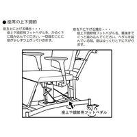 アズワン 洗髪用チェアー (搬送タイプ) NSC-02 1台 0-7895-02（直送品）