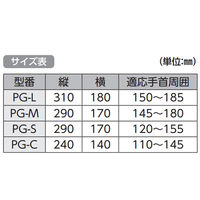アズワン 抜管防止手袋(クリアタイプ) M PG-M 1個 8-9860-02（直送品）