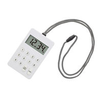 タニタ デジタルタイマー TD415WH 1セット（5個：1個×5）