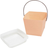 協和パック 取っ手付き 紙製弁当容器 デリメイト TK125 ぽらむ 00521292 1包：240枚（20×12）（直送品）